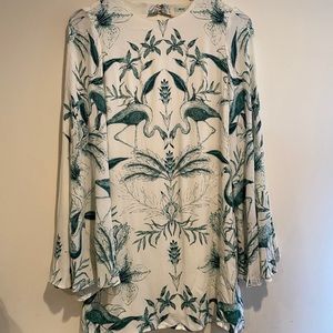 Kimchi Blue Urban  flamingo pattern dress size:S